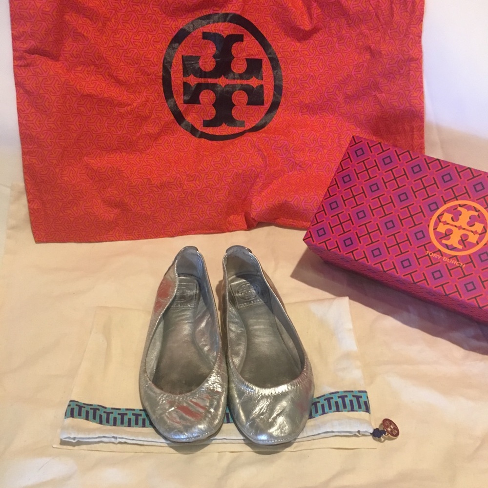 Tory Burch, Silver Flats